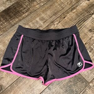 Fila, gray and pink, athletic shorts, size L
